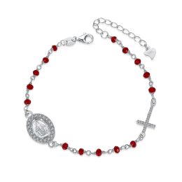 MOISS stříbrný náramek KŘÍŽ