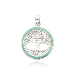 MOISS opálový stříbrný přívěsek STROM