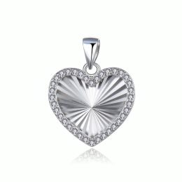 MOISS stříbrný přívěsek SRDCE