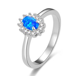 MOISS stříbrný prsten OPÁL