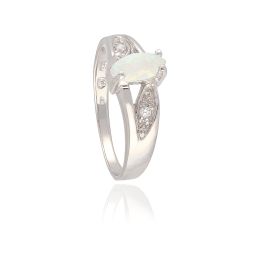 MOISS opálový stříbrný prsten