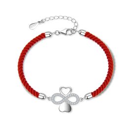 MOISS stříbrný náramek ČTYŘLÍSTEK