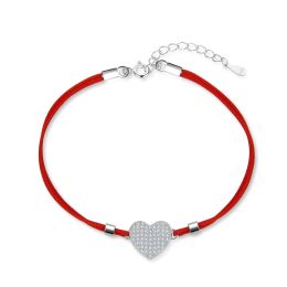 MOISS stříbrný náramek SRDCE