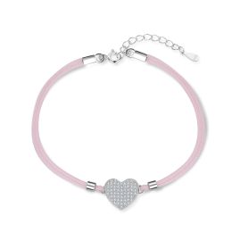 MOISS stříbrný náramek SRDCE