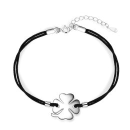 MOISS stříbrný náramek ČTYŘLÍSTEK