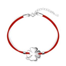 MOISS stříbrný náramek ČTYŘLÍSTEK