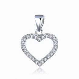 MOISS stříbrný přívěsek SRDCE