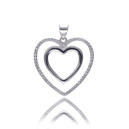 MOISS stříbrný přívěsek SRDCE