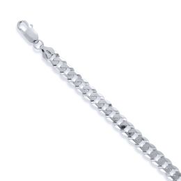 MOISS stříbrný řetízek FLAT CURB