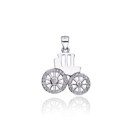 MOISS stříbrný přívěsek KOČÁR