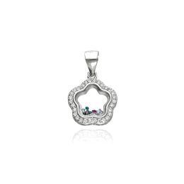 MOISS stříbrný přívěsek KVĚTINA