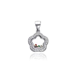 MOISS stříbrný přívěsek KVĚTINA