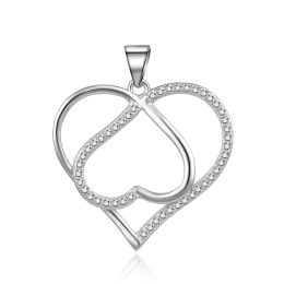 MOISS stříbrný přívěsek SRDCE