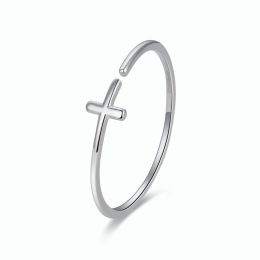 MOISS stříbrný prsten KŘÍŽEK