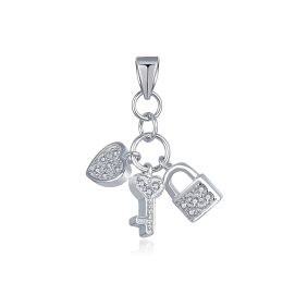 MOISS stříbrný přívěsek SRDCE