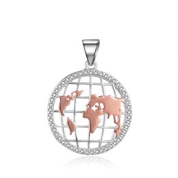 MOISS stříbrný přívěsek SVĚT