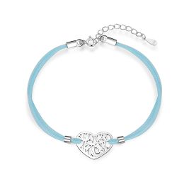MOISS stříbrný náramek SRDCE