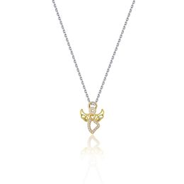 MOISS stříbrný náhrdelník ANDĚL GOLD