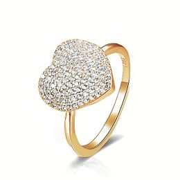 MOISS stříbrný prsten SRDCE