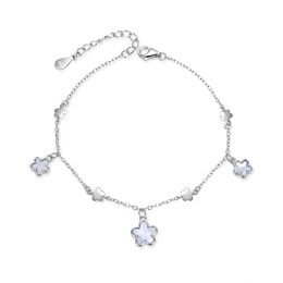 MOISS stříbrný náramek KVĚTINA