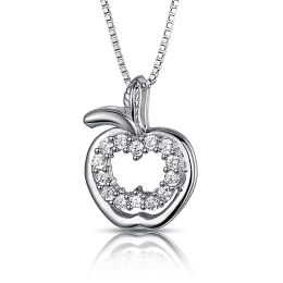 MOISS stříbrný přívěsek JABLKO