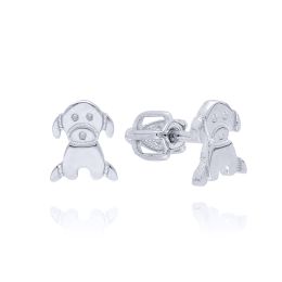 MOISS náušnice z bílého zlata ŠTĚNĚ