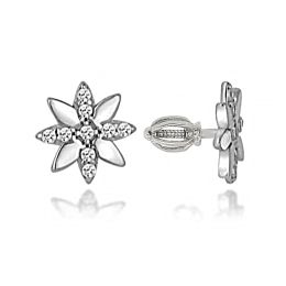 MOISS stříbrné náušnice KVĚTINA