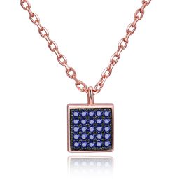 MOISS stříbrný náhrdelník ROSE