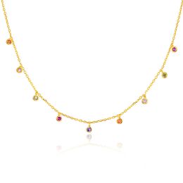 MOISS stříbrný náhrdelník GOLD