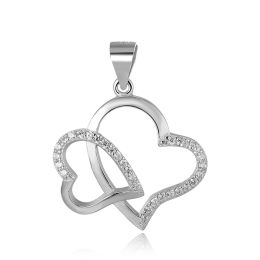 MOISS stříbrný přívěsek SRDCE