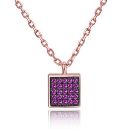 MOISS stříbrný náhrdelník ROSE