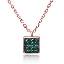 MOISS stříbrný náhrdelník ROSE