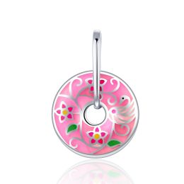 MOISS stříbrný přívěsek KVĚTINA SMALT