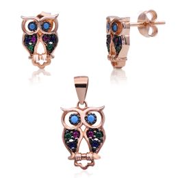 MOISS stříbrná sada SOVA