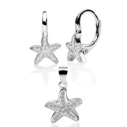 MOISS stříbrná sada HVĚZDICE