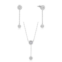 MOISS stříbrná sada KVĚTINA