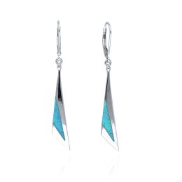 MOISS opálové stříbrné náušnice