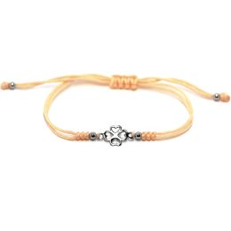 MOISS provázkový náramek ČTYŘLÍSTEK