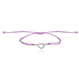 MOISS provázkový náramek SRDCE