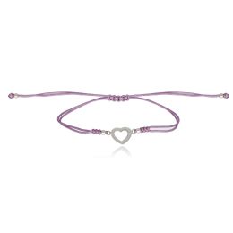 MOISS provázkový náramek SRDCE