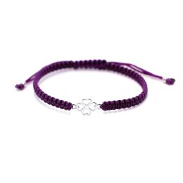 MOISS provázkový náramek ČTYŘLÍSTEK