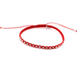 MOISS provázkový náramek s kuličkami