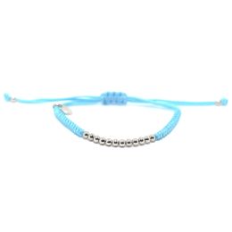 MOISS provázkový náramek s kuličkami