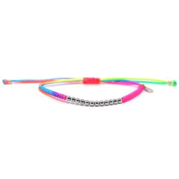 MOISS provázkový náramek s kuličkami