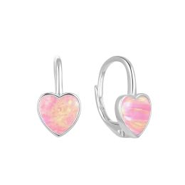 MOISS stříbrné náušnice OPÁL