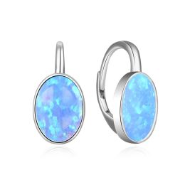 MOISS stříbrné náušnice OPÁL