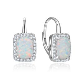 MOISS stříbrné náušnice OPÁL