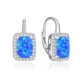 MOISS stříbrné náušnice OPÁL