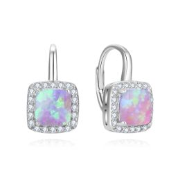 MOISS stříbrné náušnice OPÁL