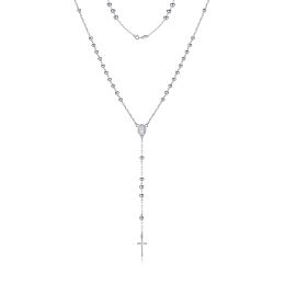 MOISS stříbrný náhrdelník KŘÍŽ